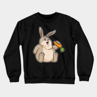 Rabbit with Carrot Crewneck Sweatshirt